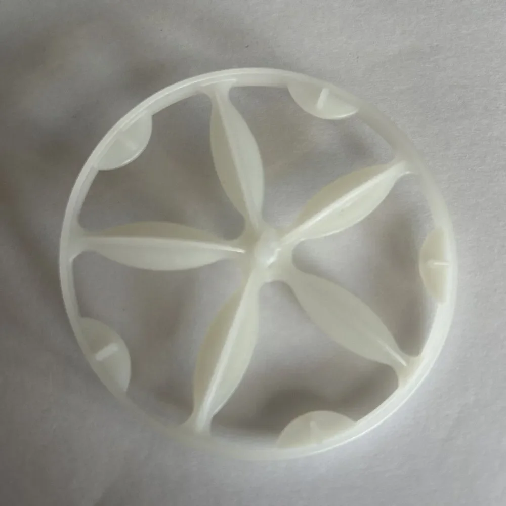 Vintage Tupperware Quick Shake Mixer Shaker Clear Round Mixing Wheel Only 846